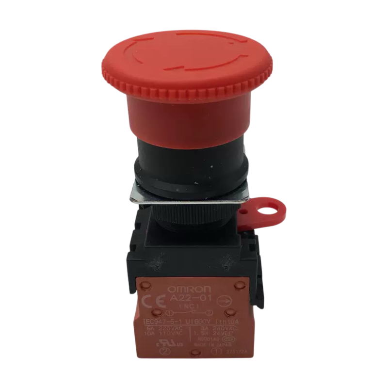 Wrapping machine buttons