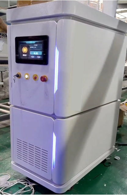 Air cooled laser edge banding machine