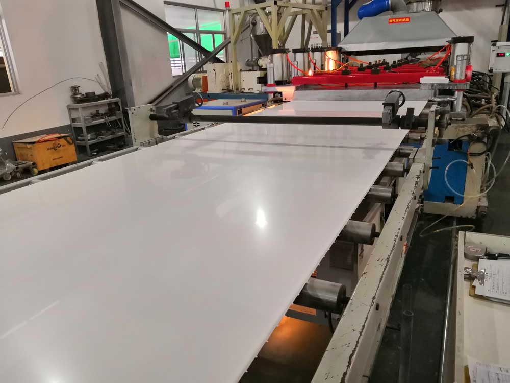 HuaMing factory PVC grey rigid sheet 1220x2440mm for bending