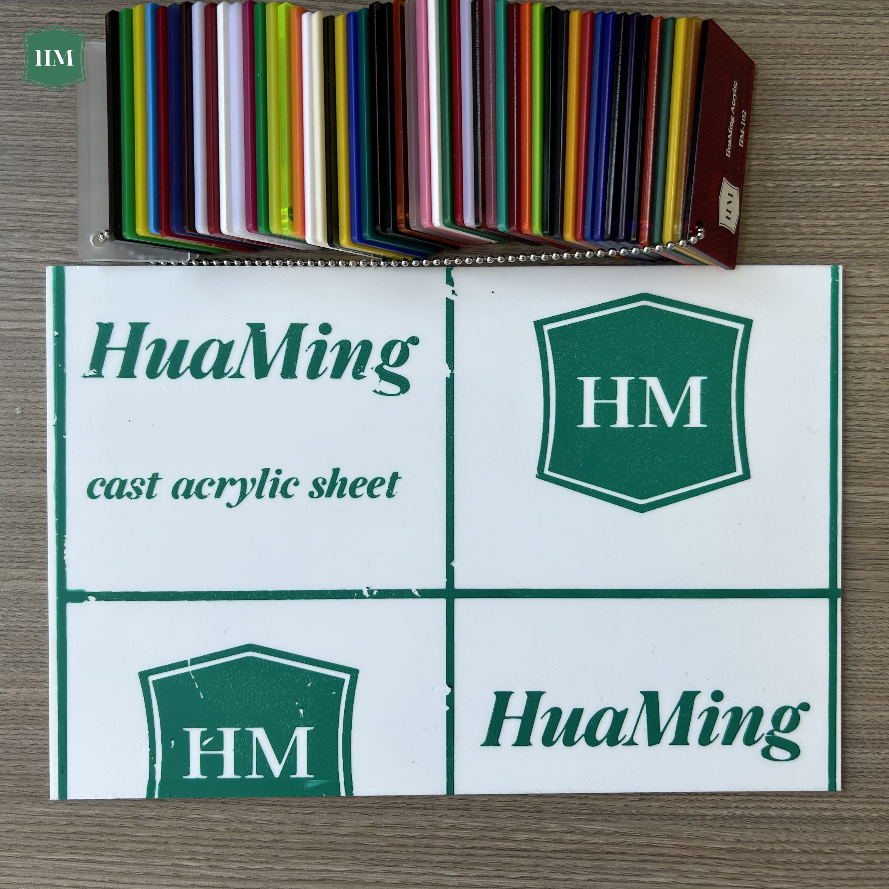 HuaMing Hot sale colored acrylic sheets pmma board customized 1220*2440 mm plastic glass sheets