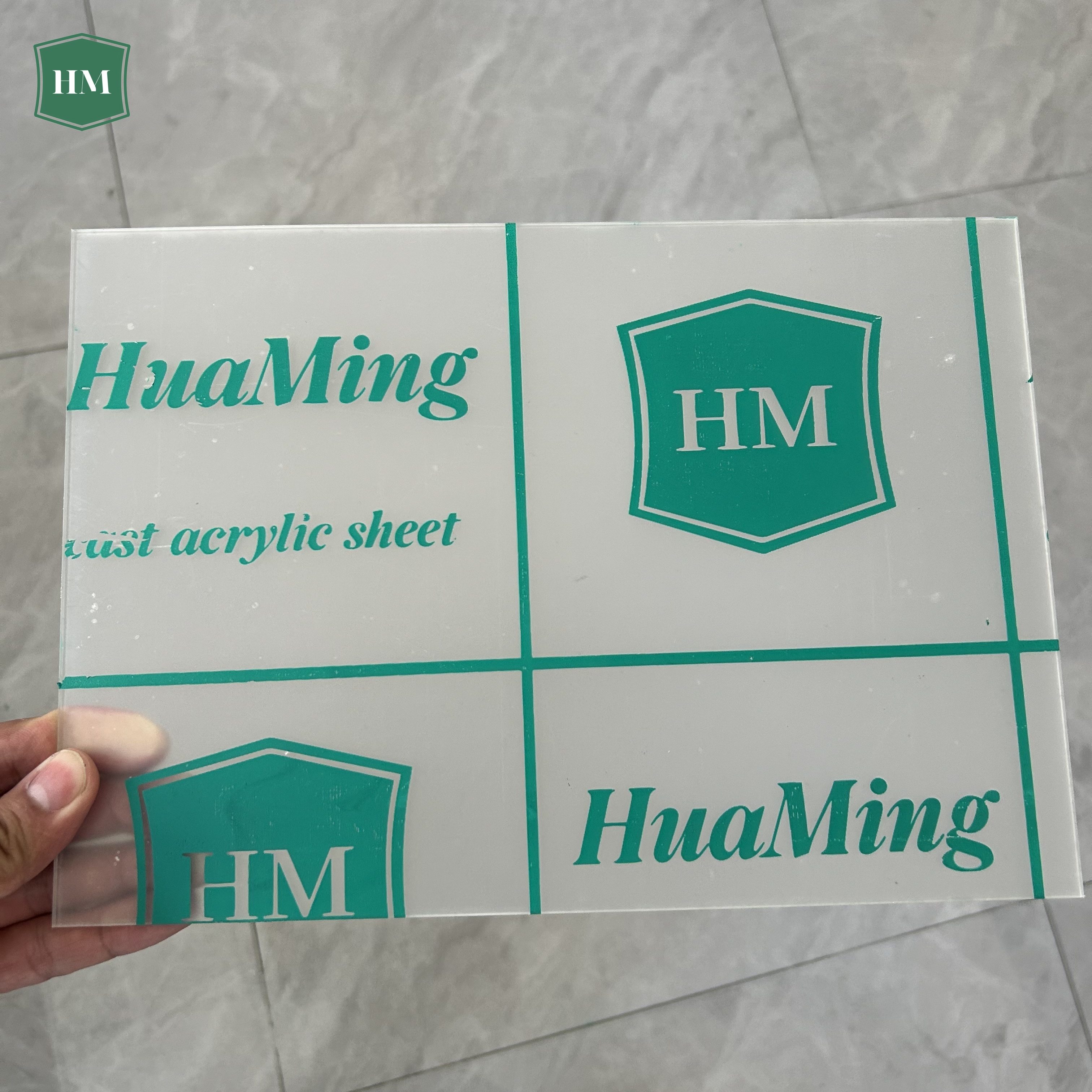 HuaMing Hot sale colored acrylic sheets pmma board customized 1220*2440 mm plastic glass sheets