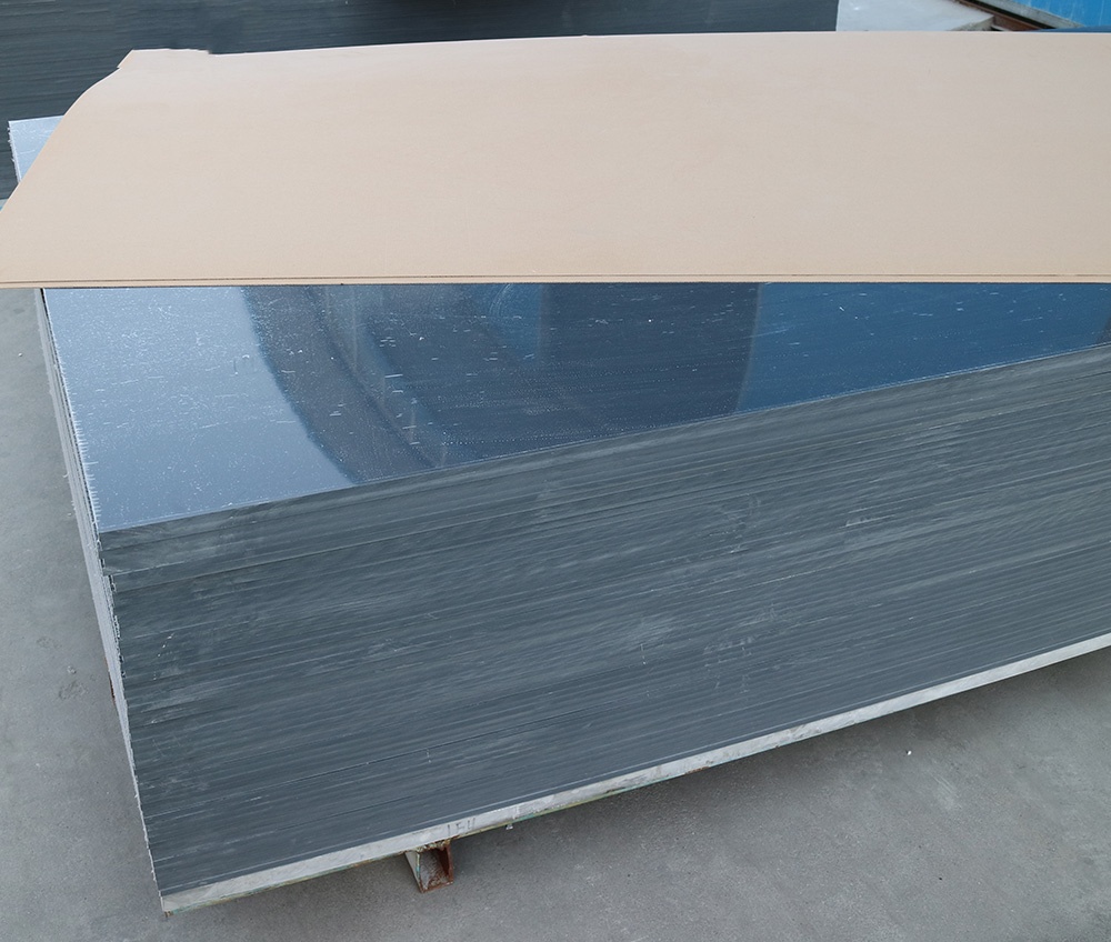 HuaMing factory PVC grey rigid sheet 1220x2440mm