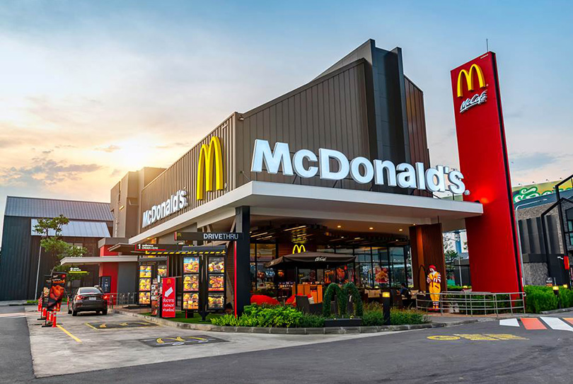 HuaMing plastic acrylic sheet is used for McDonald's outdoor sign