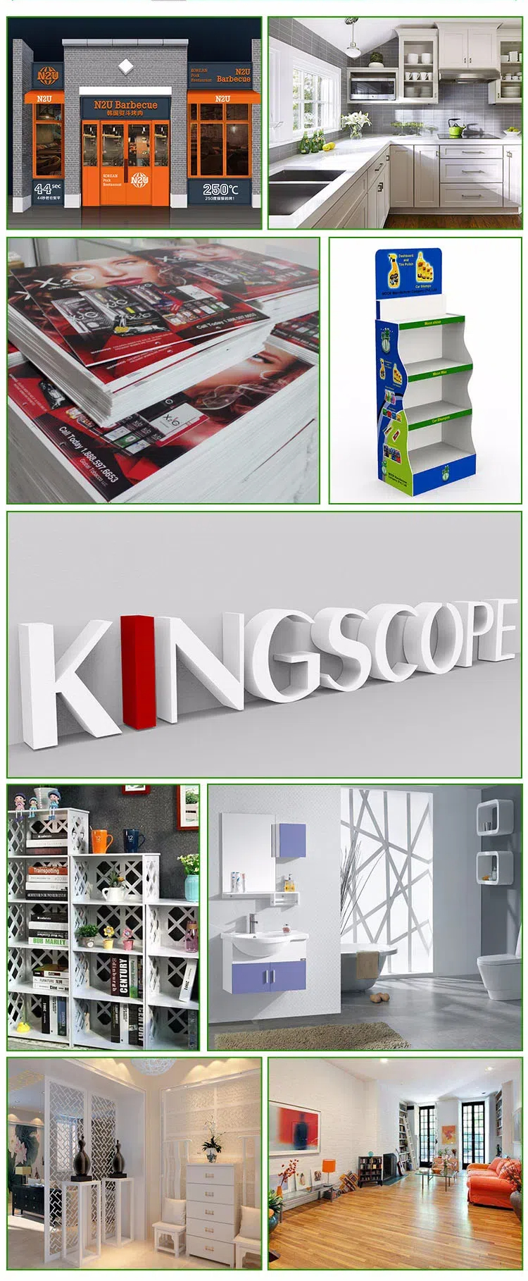HuaMing 2050x3050mm white PVC foam board 3mm