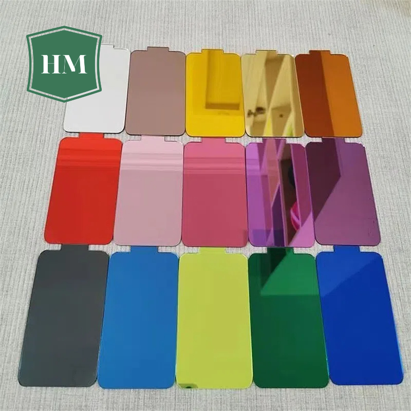 Lámina de espejo acrílico dorado HuaMing de 2 mm