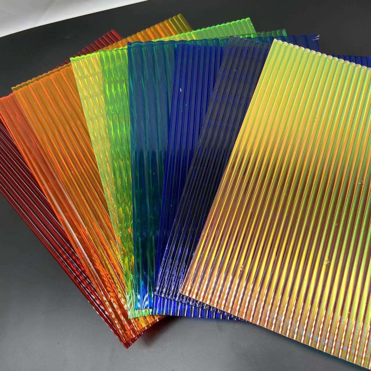 Acrylic fluted sheet