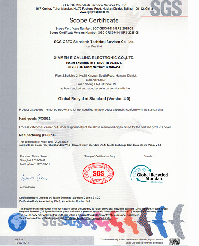 Global Recycled Standard