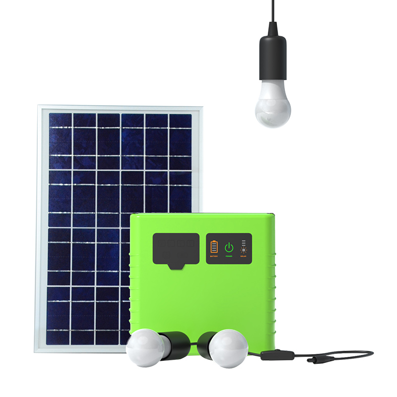 384Wh Portable Solar Home Energy Storage Lighting Kit