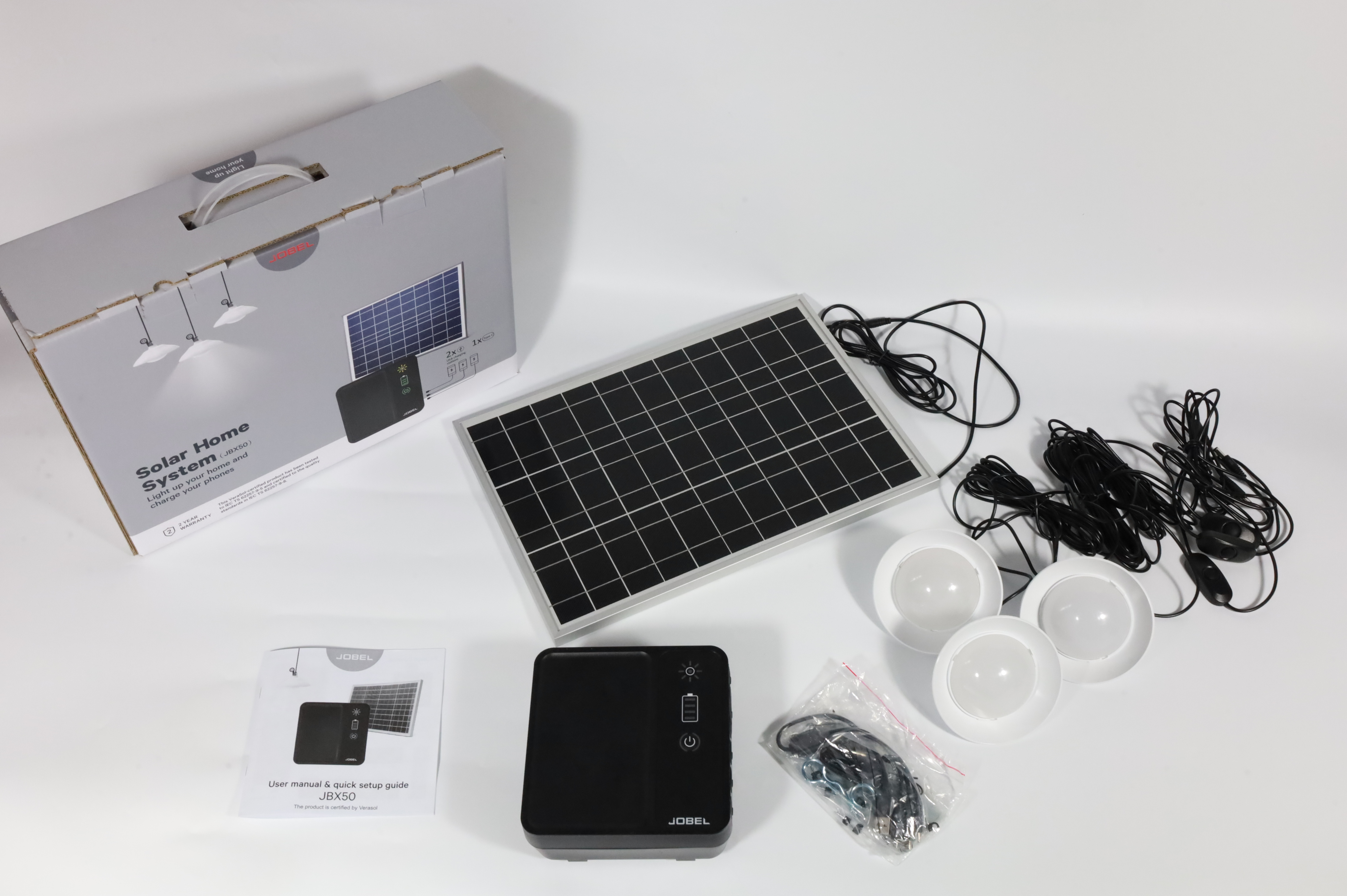 solar light kit with battery