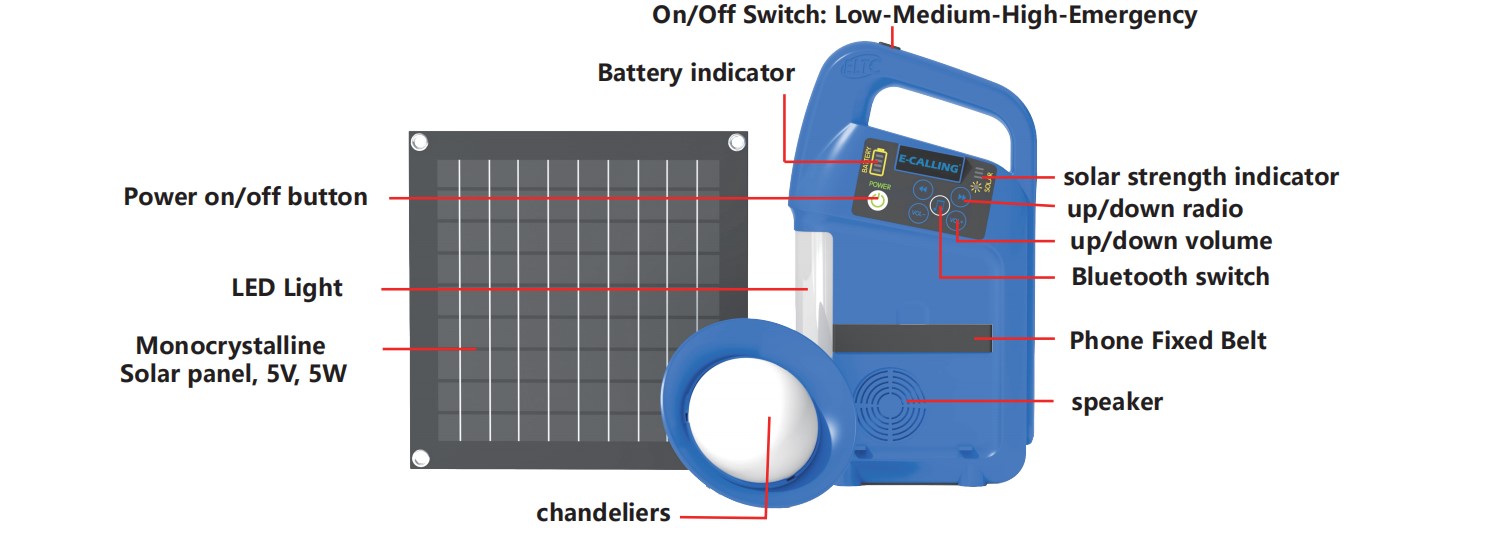 Portable solar lights outdoor