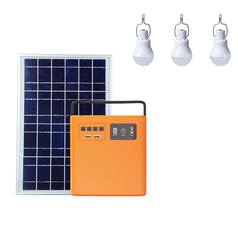 384Wh Portable Solar Home Energy Storage Lighting Kit