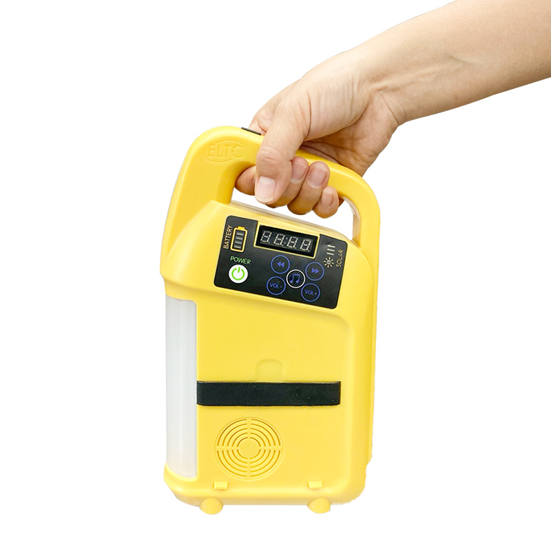 Multifunctional Portable Solar Camping Light with FM radio