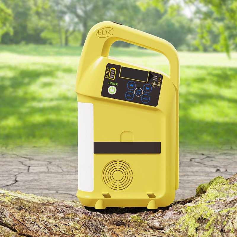 Multifunctional Portable Solar Camping Light with FM radio