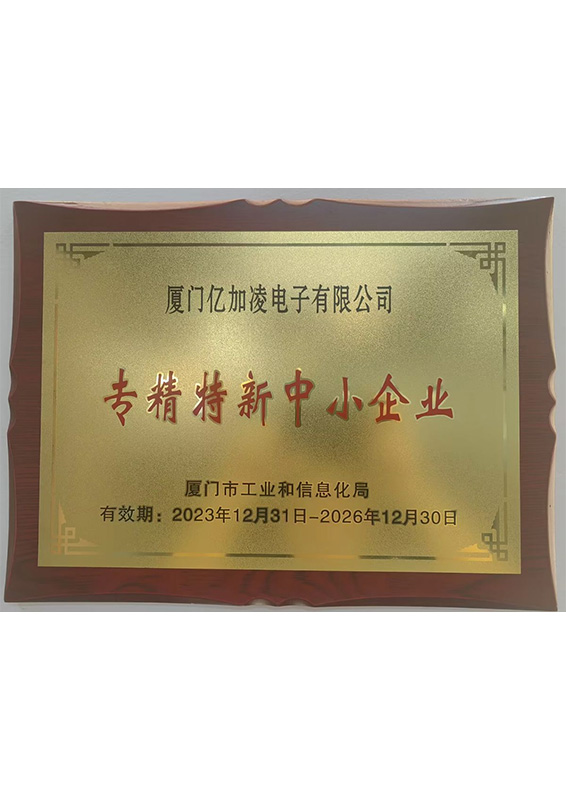 Specialized, Innovative Enterprises Certificate