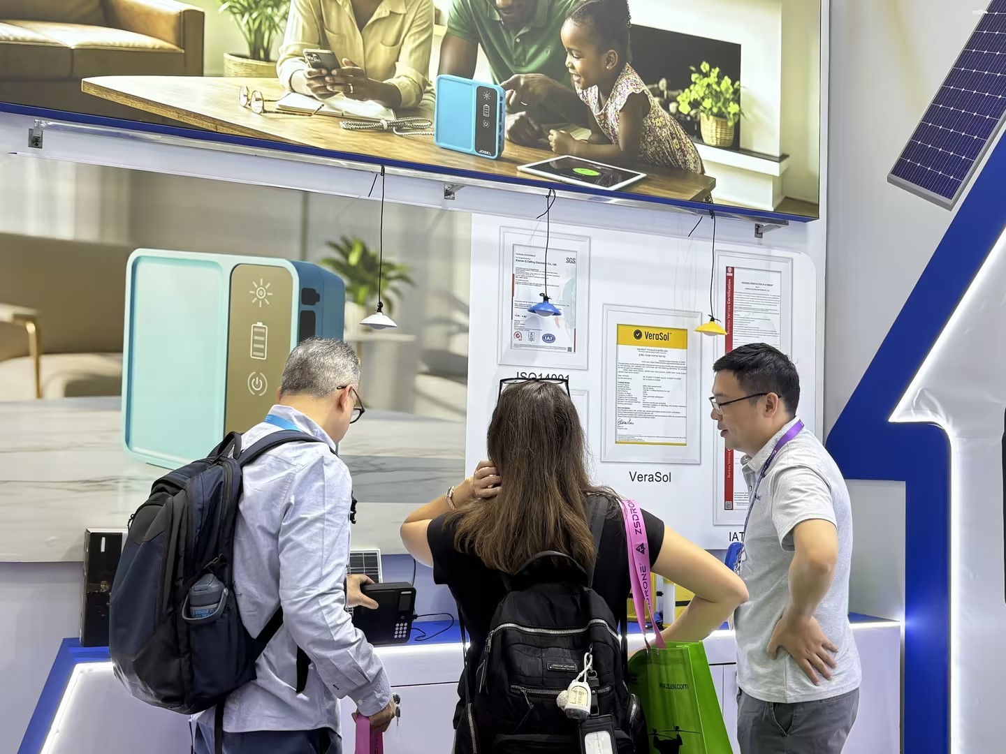 small off-grid solar system