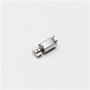 6 mm Hohlbecher-Mikrovibrations-Gleichstrommotor mit Halter und Stiften (1,5 V bis 5 V, 12.000 U/min)
