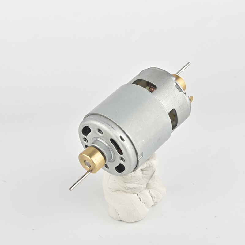 RS 755 micro DC core motor for household appliances and self powered air pumps