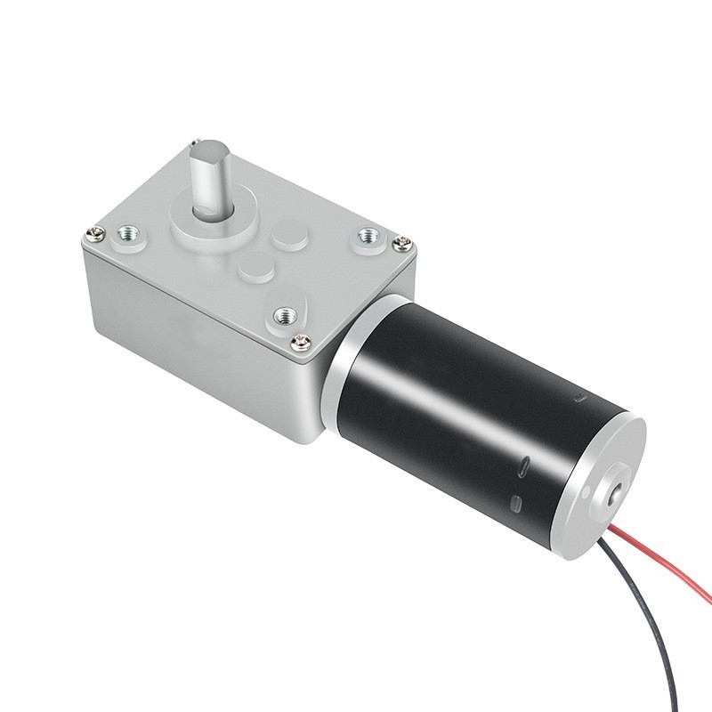 5840 turbine worm DC reduction motor with self-locking for household appliances and door locks