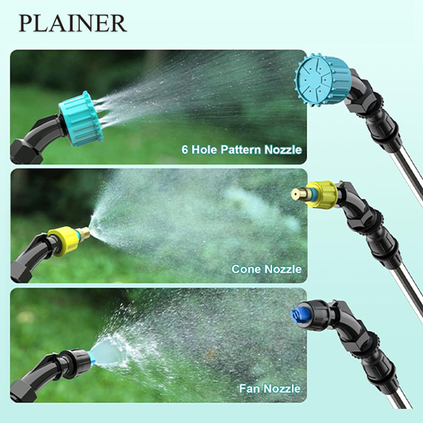 Plainer Upgrade Electric Garden Sprayer with Battery Indicator