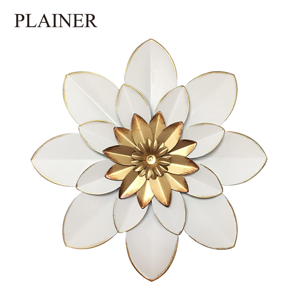 Plainer Metal Flower Wall Art Decor