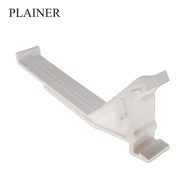 Plainer White Vinyl Gutters Bracket