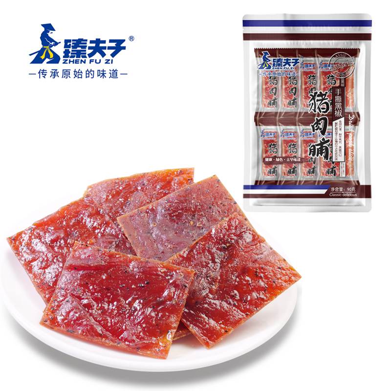 Hand-torn Fire-grilled Dried Pork Meat Snacks