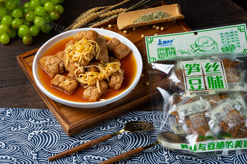 bamboo shoots with dried tofu