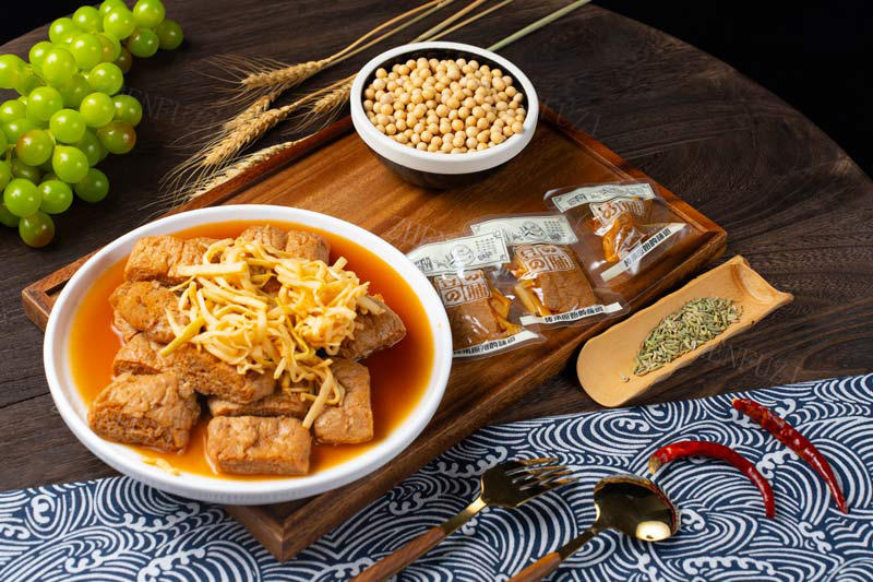 bamboo shoots with dried tofu