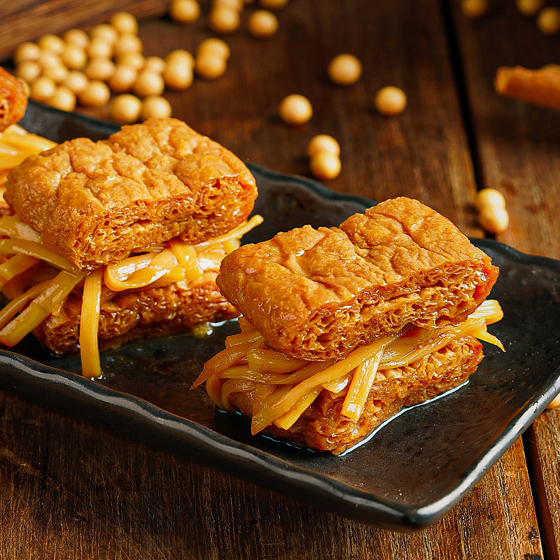 bamboo shoots with dried tofu