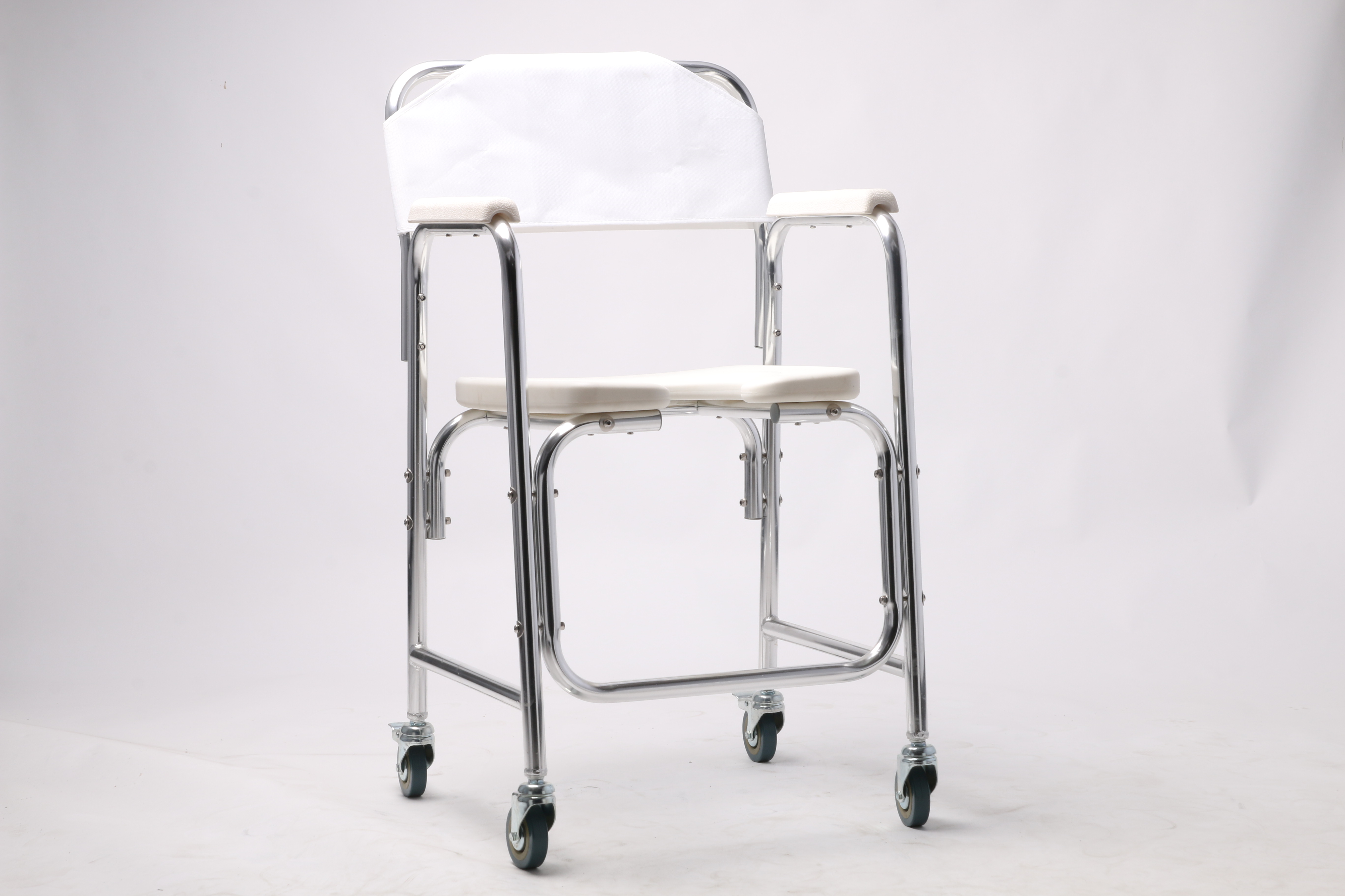 Anodized aluminum frame Washable backrest Toilet Commode Chair Wheelchair COMMODE CHAIR