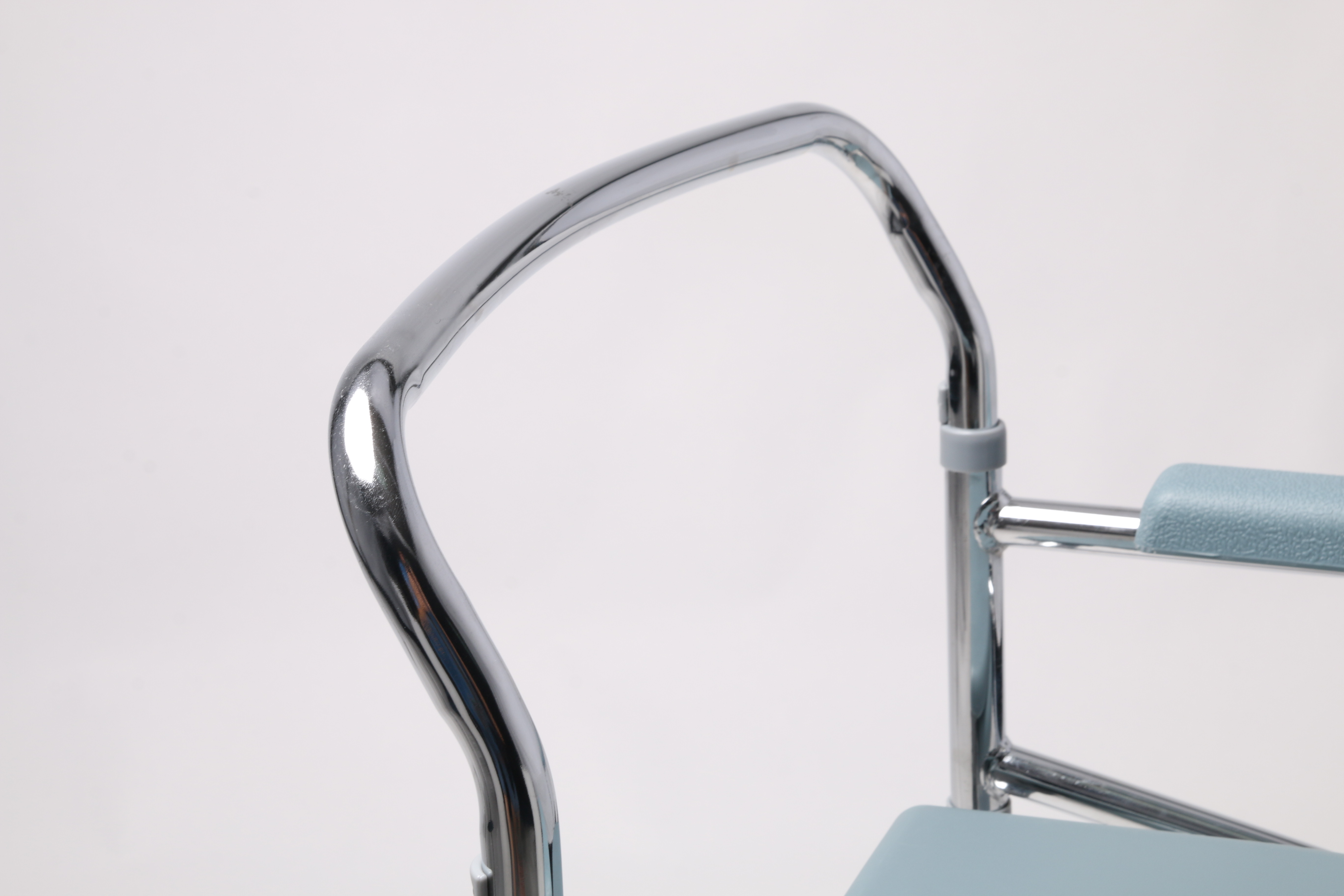 Foldable frame Height adjustable Toilet Commode Chair Wheelchair COMMODE CHAIR