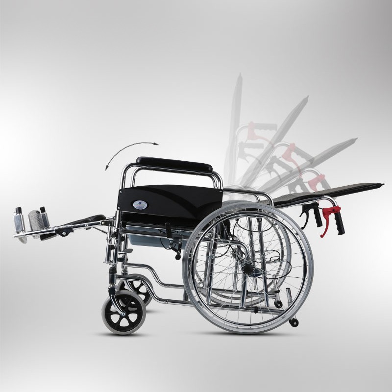 Reclining High Back Fold Up Wheelchair