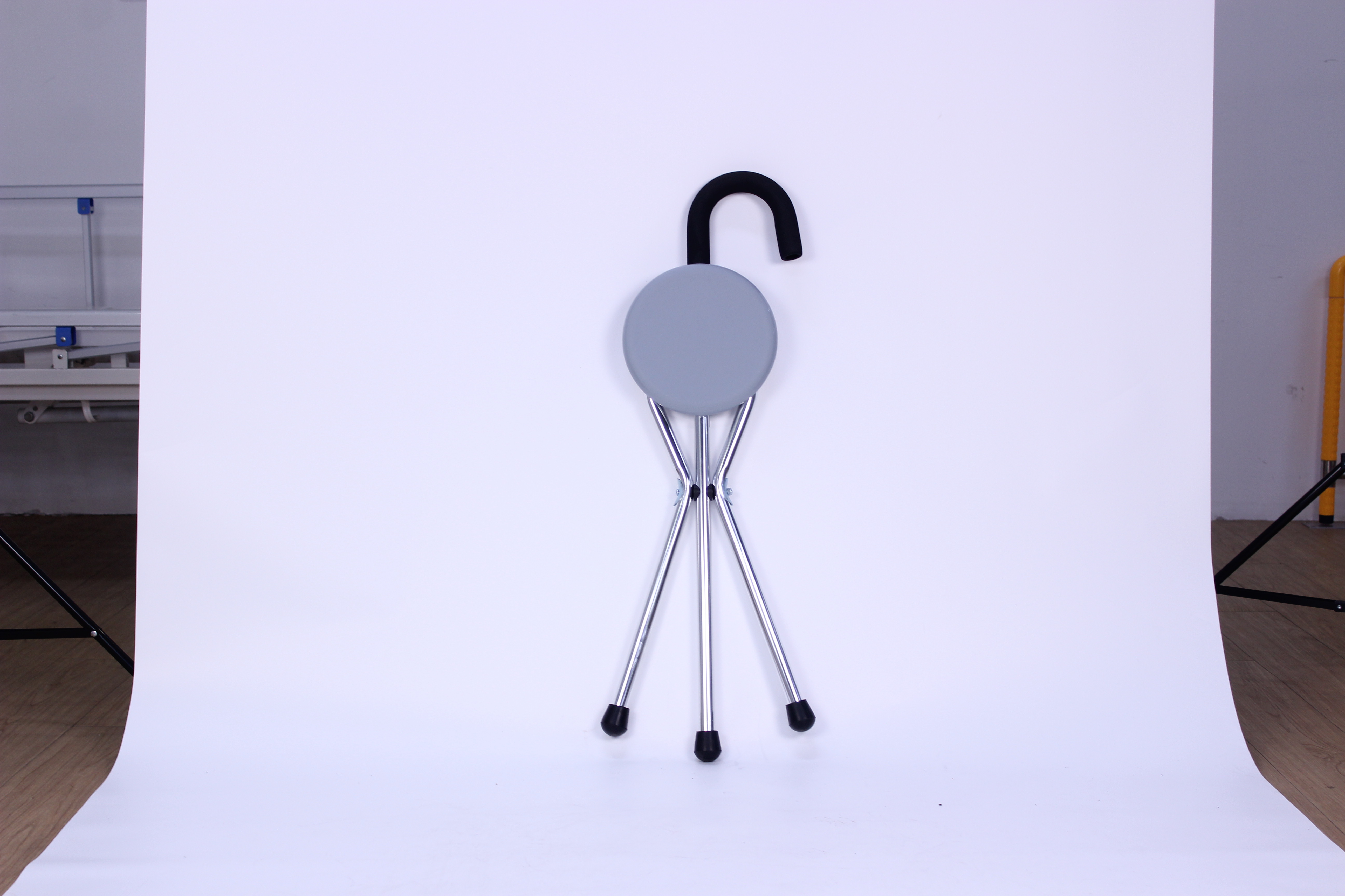 Folding Porable Walking Stick Cane with Seat