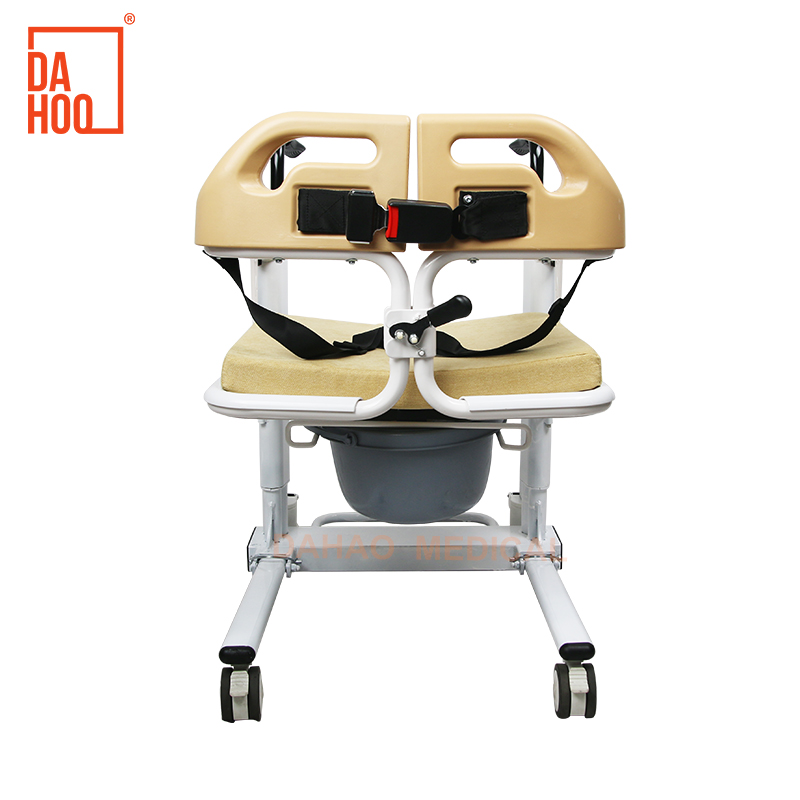 Remote control Electric Transfer Chair with Commode with Dining board （motor inside）water proof TRANSFER CHAIR