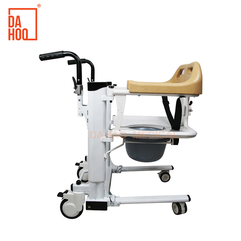 Remote control Electric Transfer Chair with Commode with Dining board （motor inside）water proof TRANSFER CHAIR