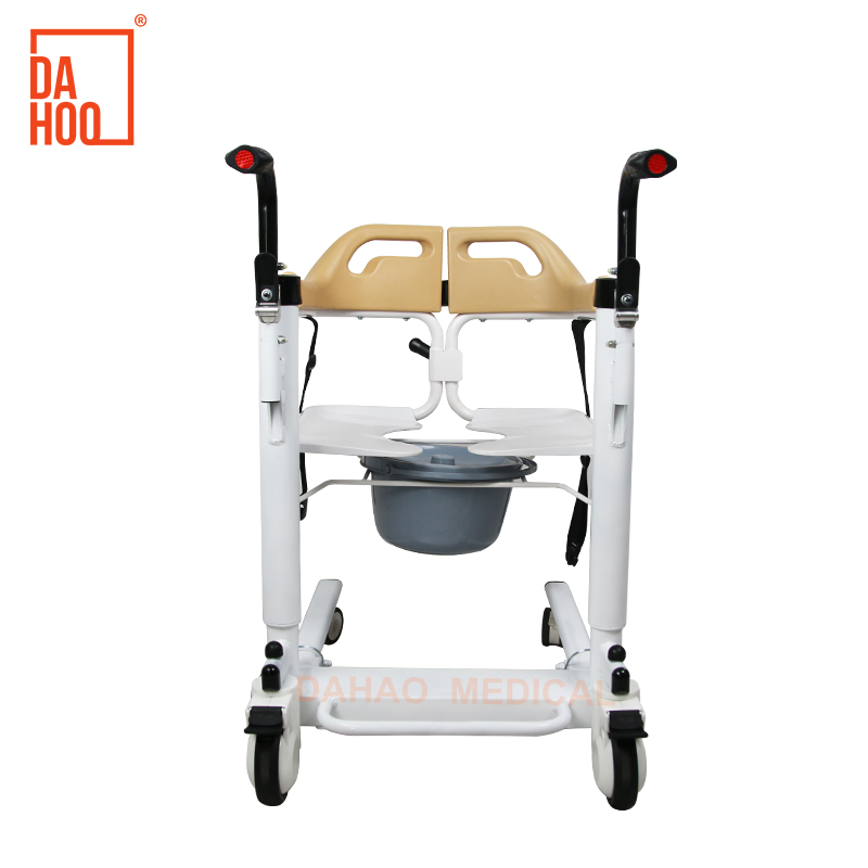 Remote control Electric Transfer Chair with Commode with Dining board （motor inside）water proof TRANSFER CHAIR