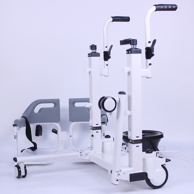 Fast assemble Transfer Chair with Commode