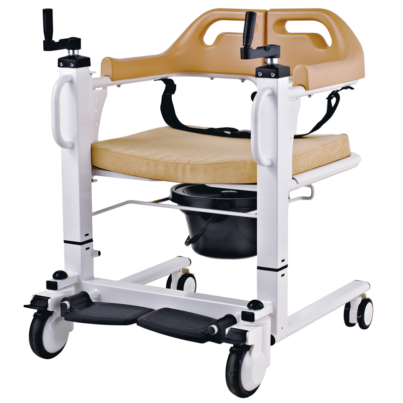 Disabled Transfer Chair with Commode patient lift transfer chair from bed to chair