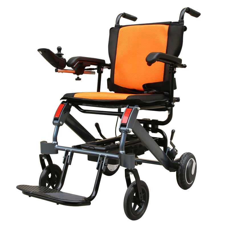 Folding Light Weight Electric Wheelchair Motor Controller 250W*2 ,brushless Motor