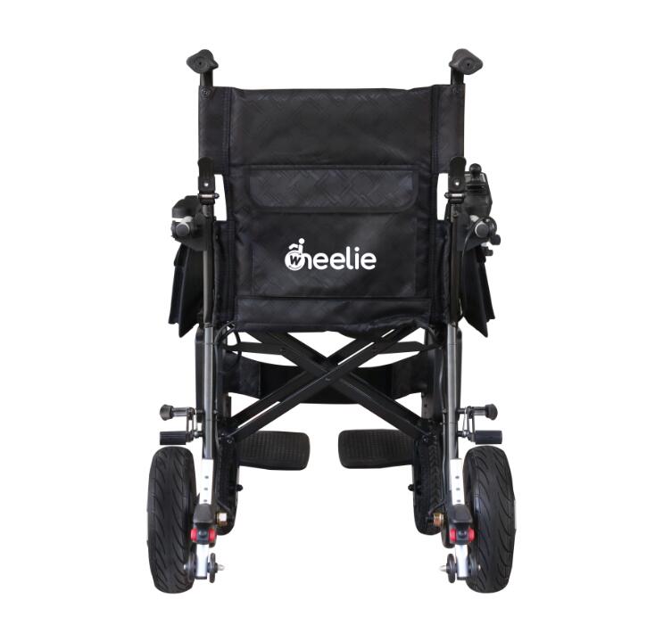 20KG Brushless Light Electric Wheelchair foldable with Flip up Armrest Detachable Battery for disabled