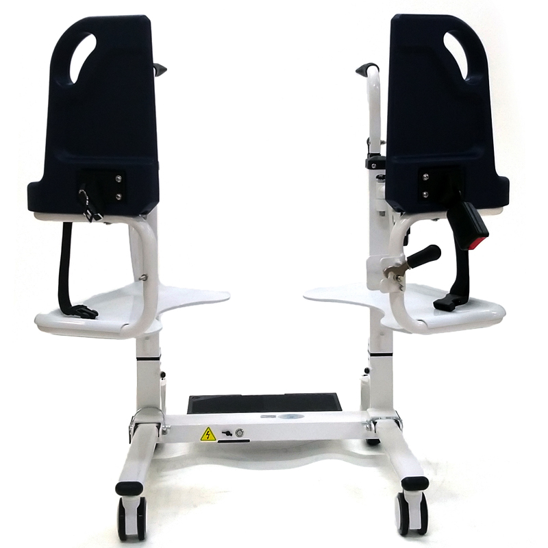Remote control Electric Transfer Chair with Commode with Dining board and hight back commode chair