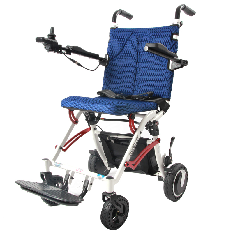 Ultra Light Folding Electric Wheelchair With Optional Remote Control