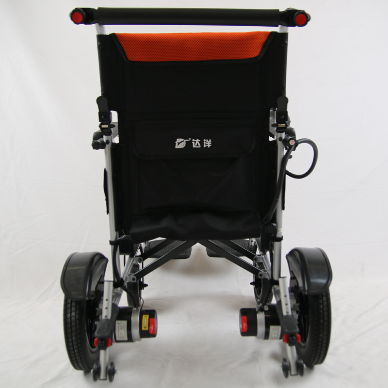 New foldable and lightweight electric wheelchair aluminum power wheel chair