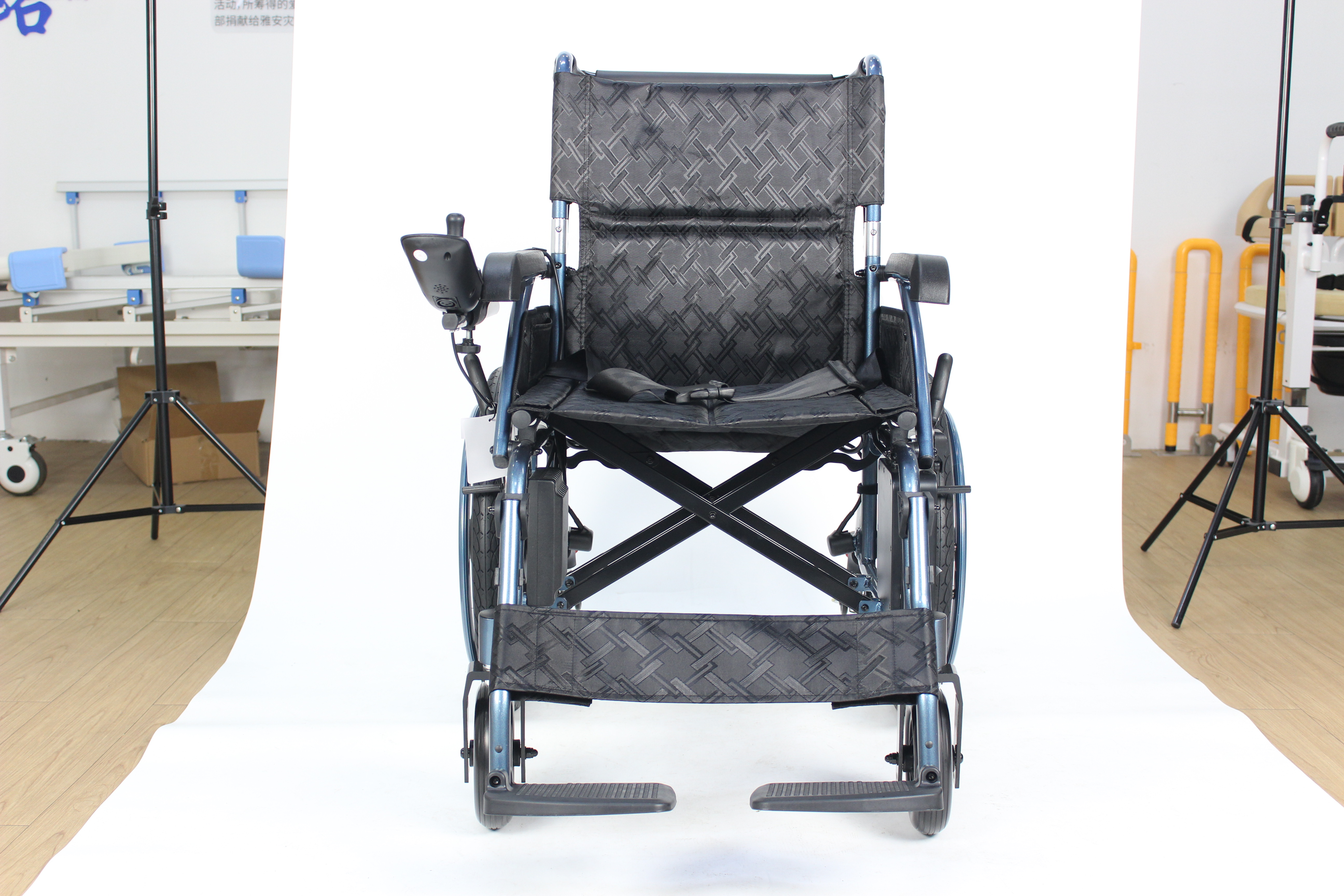 HEAVY DUTY Foldable Aluminum Alloy Electric Wheelchair