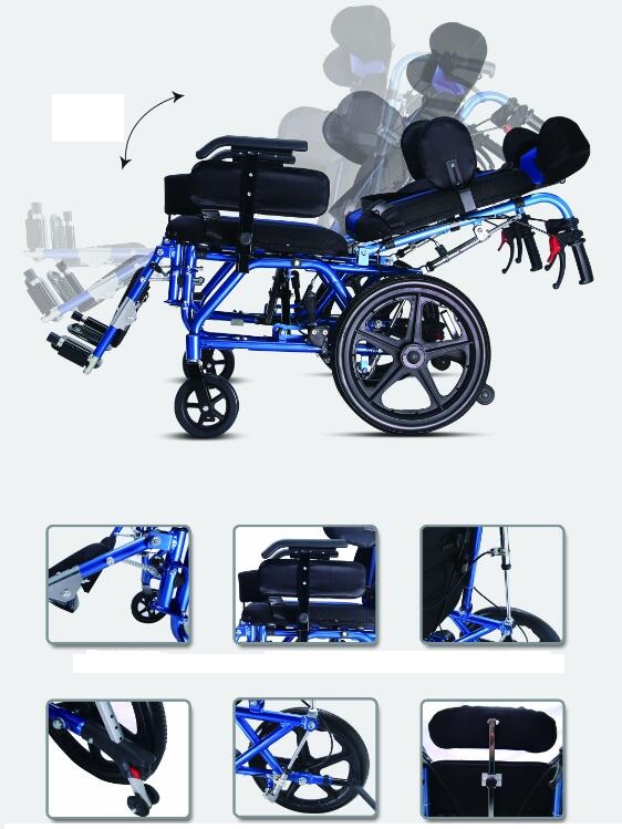 Reclining CP Cerebral Palsy Wheelchair for Children