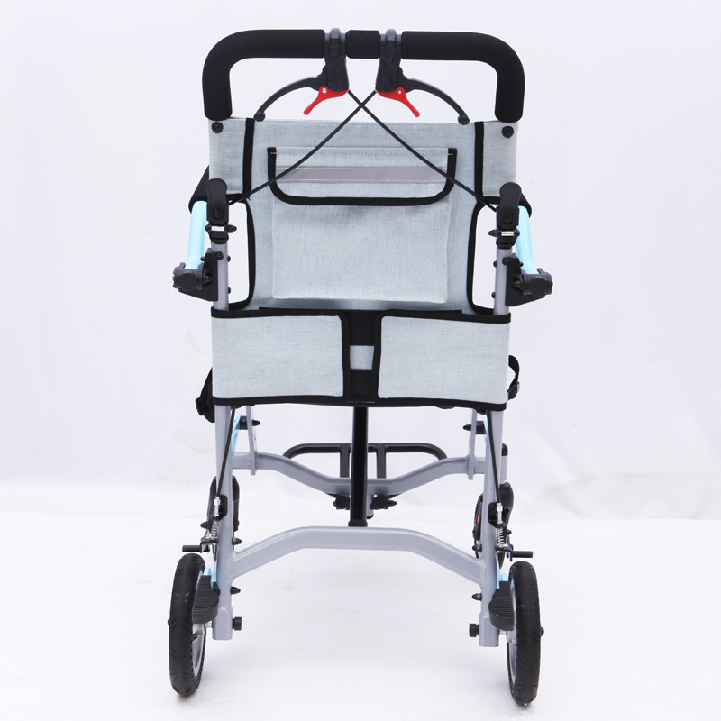 Super light Folding Aluminum Airport Transit Wheel Chair with Brake TRANSIT WHEELCHAIR