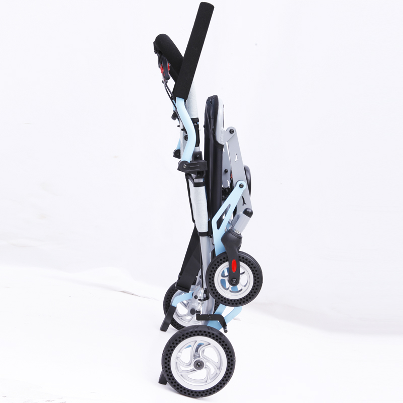 Super light Folding Aluminum Airport Transit Wheel Chair with Brake TRANSIT WHEELCHAIR