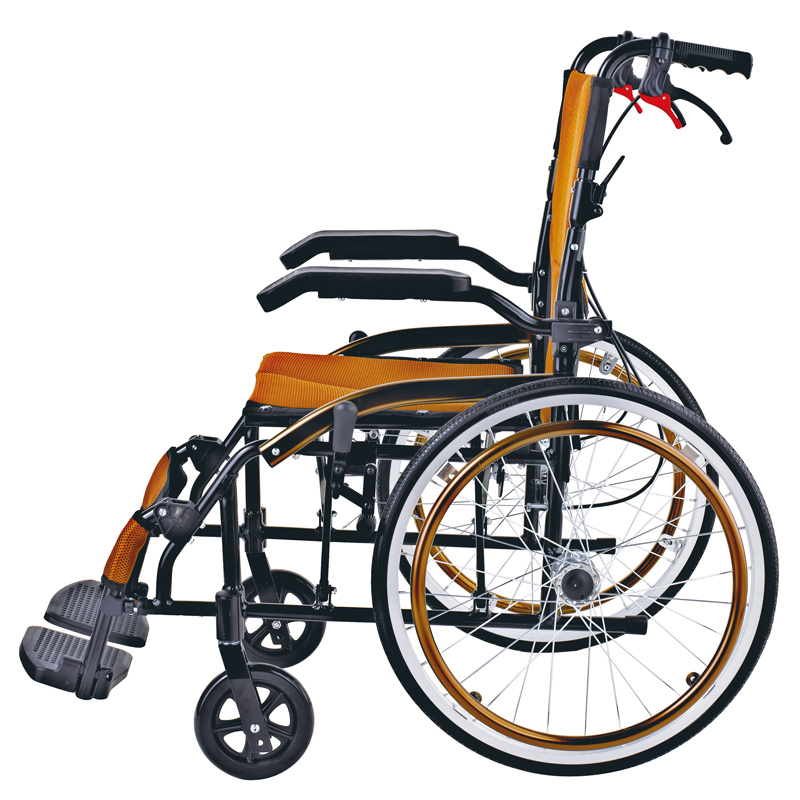 Footrest Flip up Aluminum Manual Wheelchair