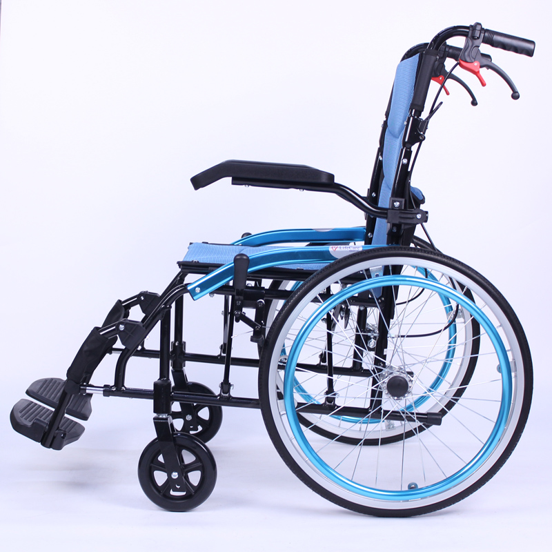 Aluminium Portable Folding manual Wheelchair ALUMINIUM WHEELCHAIR
