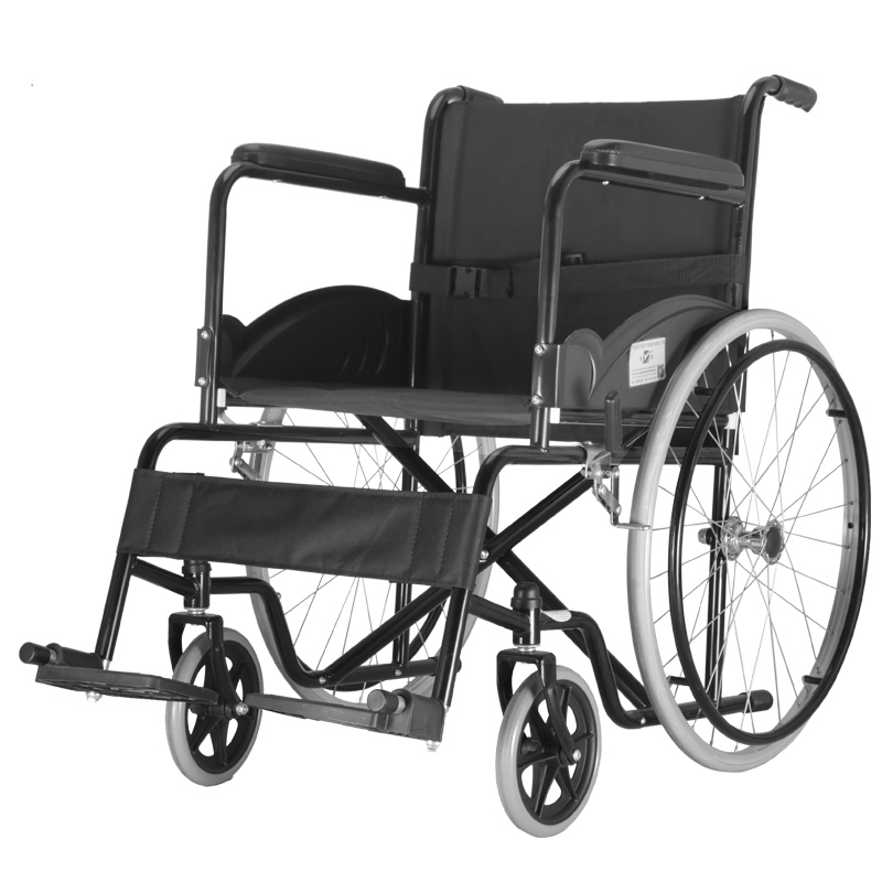 Economic High Strength Standard Steel Manual Wheelchair STEEL WHEELCHAIR